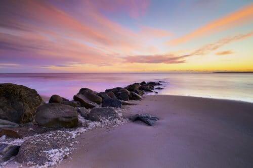 Touch the Horizon is a strikingly colorful shot of Plum Island Beach in Massachusetts